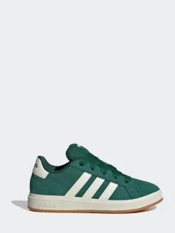 Online adidas Green Grand Court 00s Suede Lace Kids Trainers