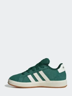Online adidas Green Grand Court 00s Suede Lace Kids Trainers