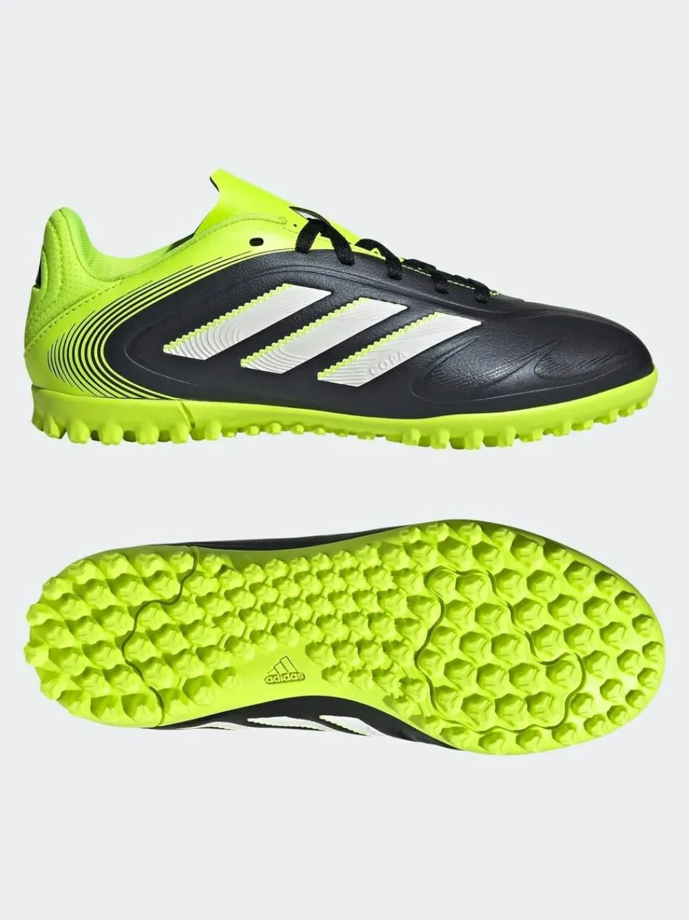 adidas Green Kids Copa Pure 3 Club Turf Boots^ Soccer Cleats