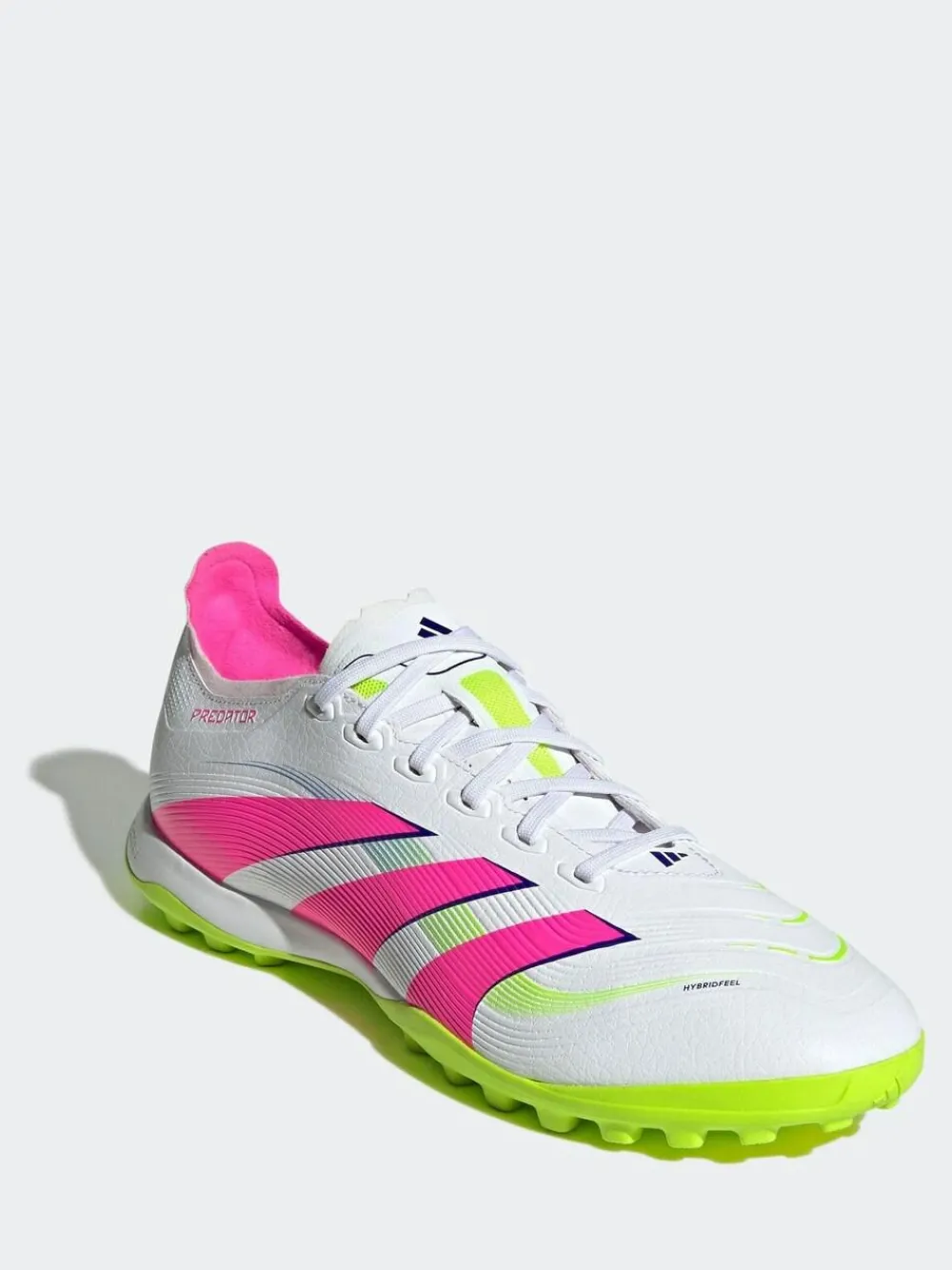 New adidas Green/White Adult Predator League Turf Boots