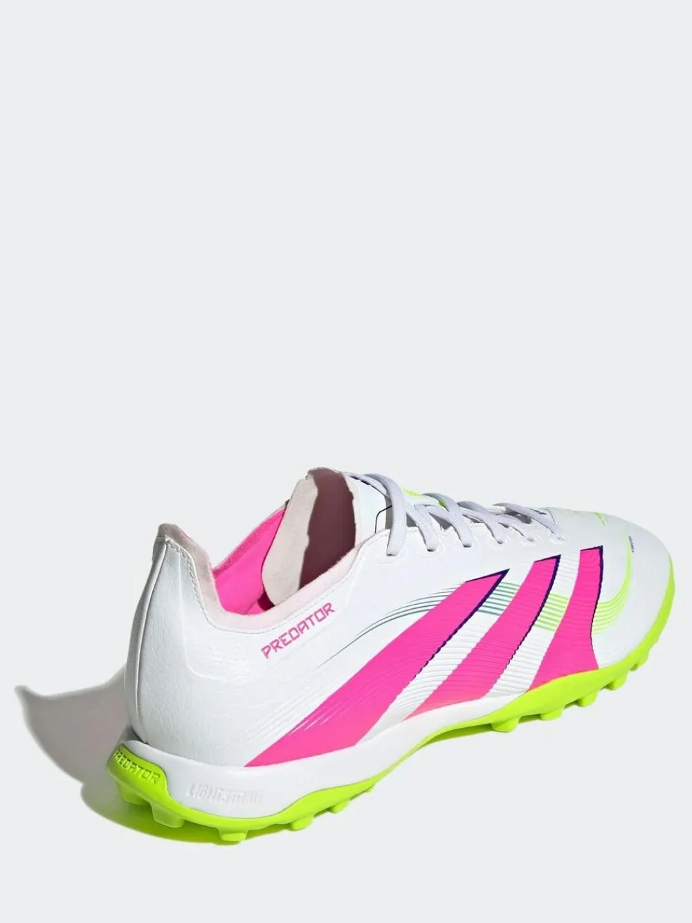 New adidas Green/White Adult Predator League Turf Boots