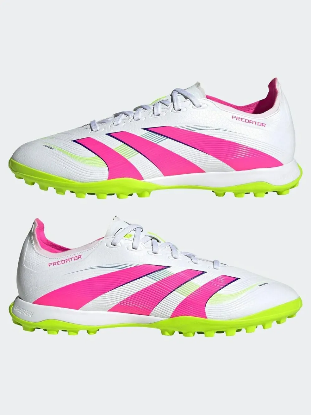 New adidas Green/White Adult Predator League Turf Boots