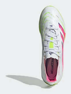 New adidas Green/White Adult Predator League Turf Boots