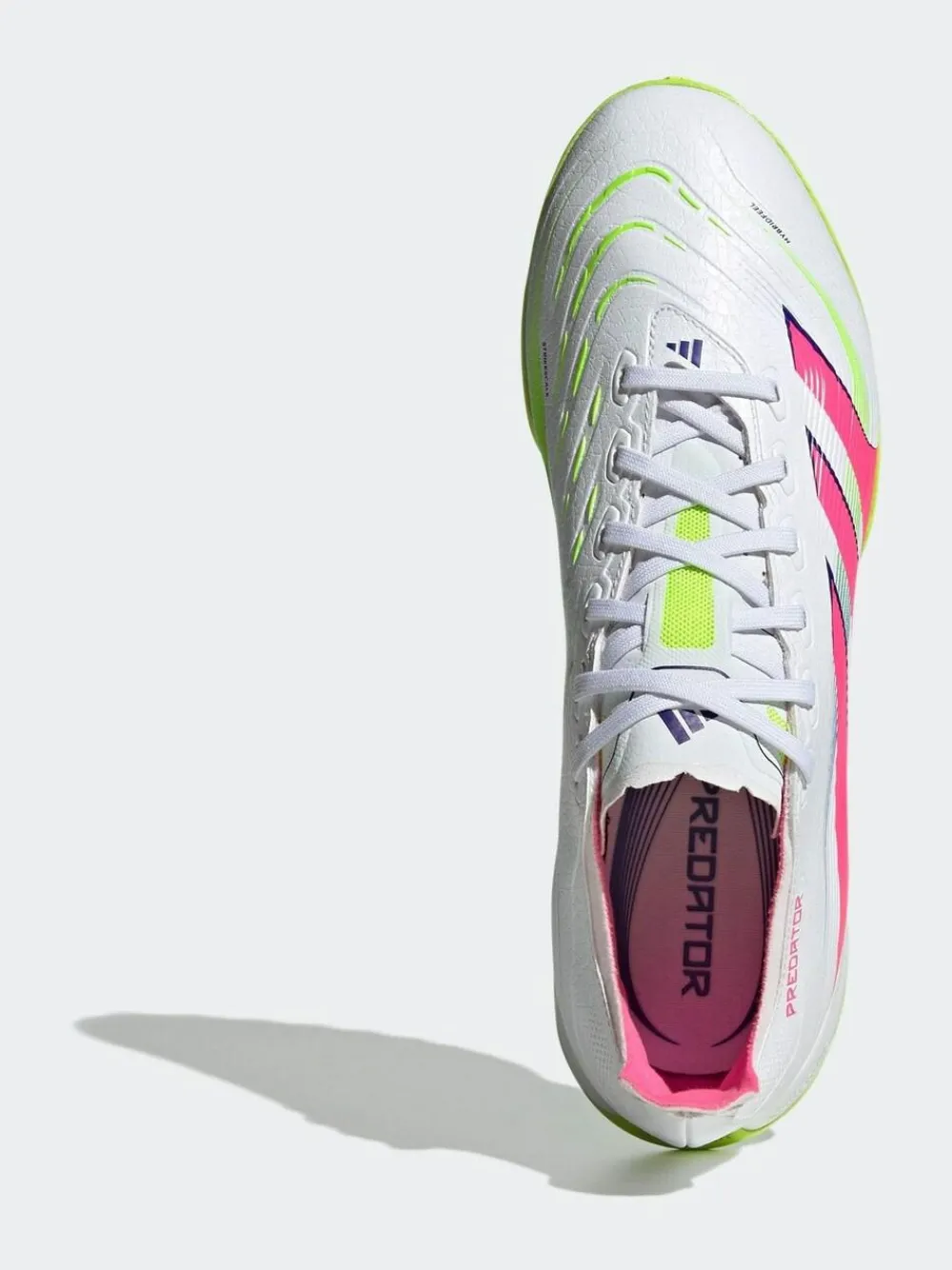 New adidas Green/White Adult Predator League Turf Boots