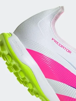 New adidas Green/White Adult Predator League Turf Boots