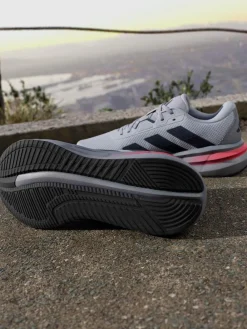 Best adidas Grey Chrome Galaxy 7 Running Trainers