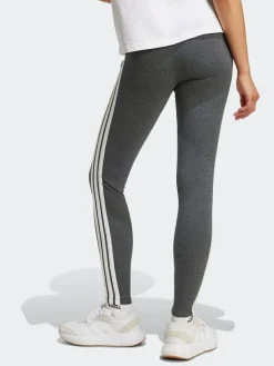 Best adidas Grey Essentials 3-Stripes Cotton Leggings
