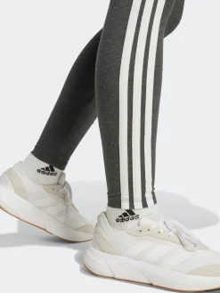 Best adidas Grey Essentials 3-Stripes Cotton Leggings