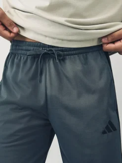 Sale adidas Regular Fit 3-Stripes Tricot Open Hem Track Joggers Grey