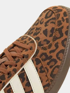 adidas Leopard Print/White Breaknet Sleek Trainers^Women Sneakers