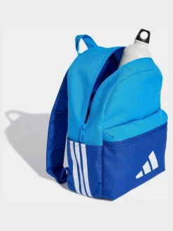 Outlet adidas Light Blue 3 Bar Kids Backpack