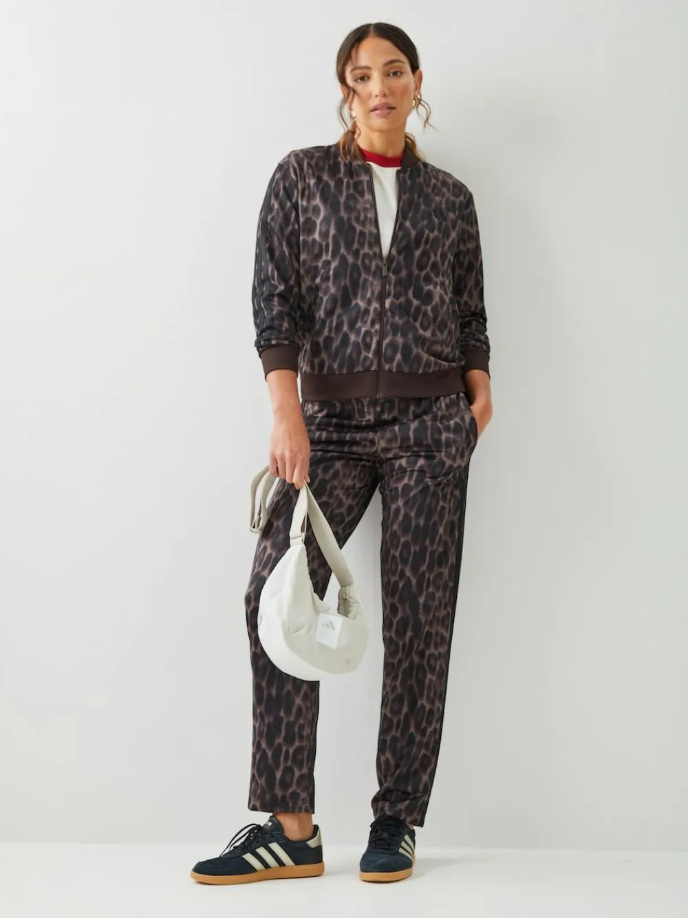 Hot adidas Natural Essentials 3-Stripes Tracksuit Animal Aop