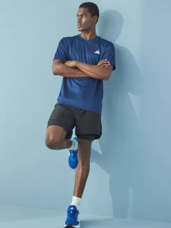 adidas Navy Blue Train Essentials Training T-Shirt^ Tops & T-Shirts