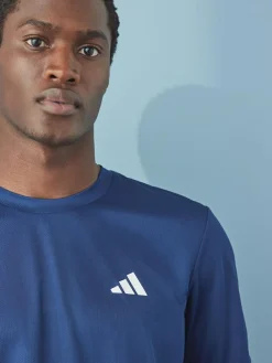 adidas Navy Blue Train Essentials Training T-Shirt^ Tops & T-Shirts