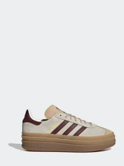 adidas originals Beige/Red Gazelle Bold W Trainers^Women Sportswear