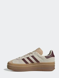adidas originals Beige/Red Gazelle Bold W Trainers^Women Sportswear