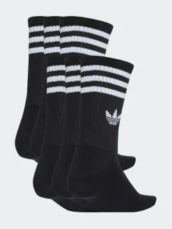 Sale adidas originals 6 Pack Crew Socks 6 Pack Black