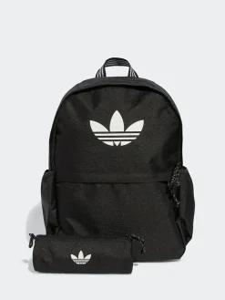 adidas originals Black Backpack With Pencil Case^ Bags