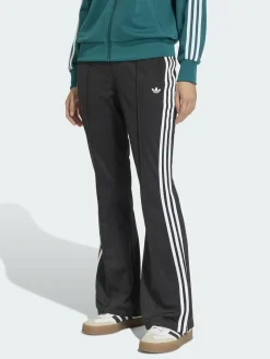Hot adidas originals BB Firebird Trackpant Flare Trousers Black