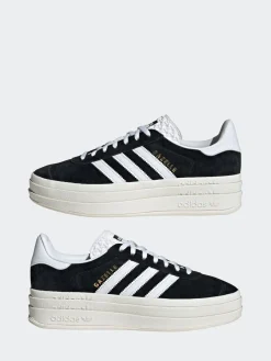 Discount adidas originals Black Dark Gazelle Bold W Trainers