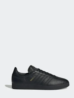 New adidas originals Black/Black Gazelle Trainers