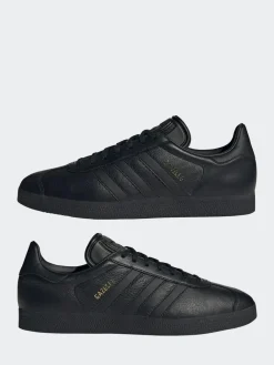 New adidas originals Black/Black Gazelle Trainers