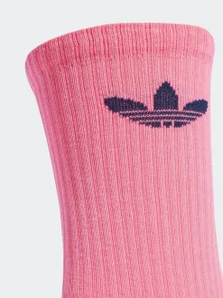 adidas Originals Blue Trefoil Crew Socks 6 Pack^ Socks|Socks