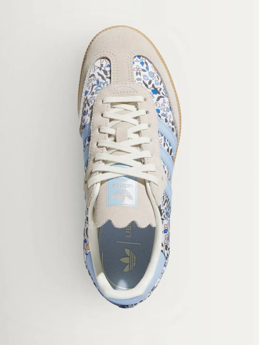 Outlet adidas originals Blue/Grey Floral Samba OG x Liberty London Junior Trainers