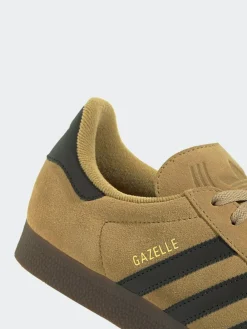 Discount adidas originals Brown Gazelle Trainers