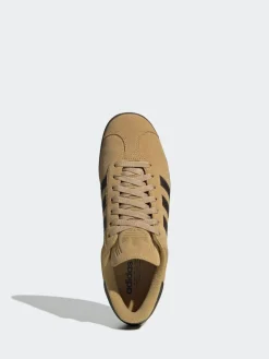Discount adidas originals Brown Gazelle Trainers