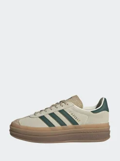 adidas originals Brown/Green Gazelle Bold W Trainers^Women Sneakers