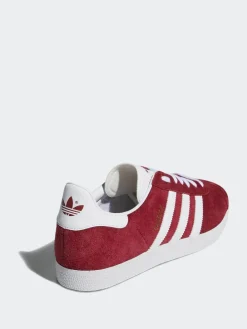 adidas originals Burgundy Red Gazelle Trainers^ Sneakers