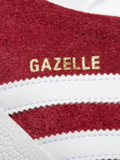 adidas originals Burgundy Red Gazelle Trainers^ Sneakers