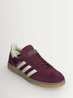 adidas originals Burgundy Red Handball Spezial Trainers^Women Sneakers|Sportswear