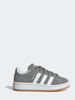 adidas originals Grey Light Campus 00s Elastic Lace Kids Trainers^BOY Sneakers|Sneakers
