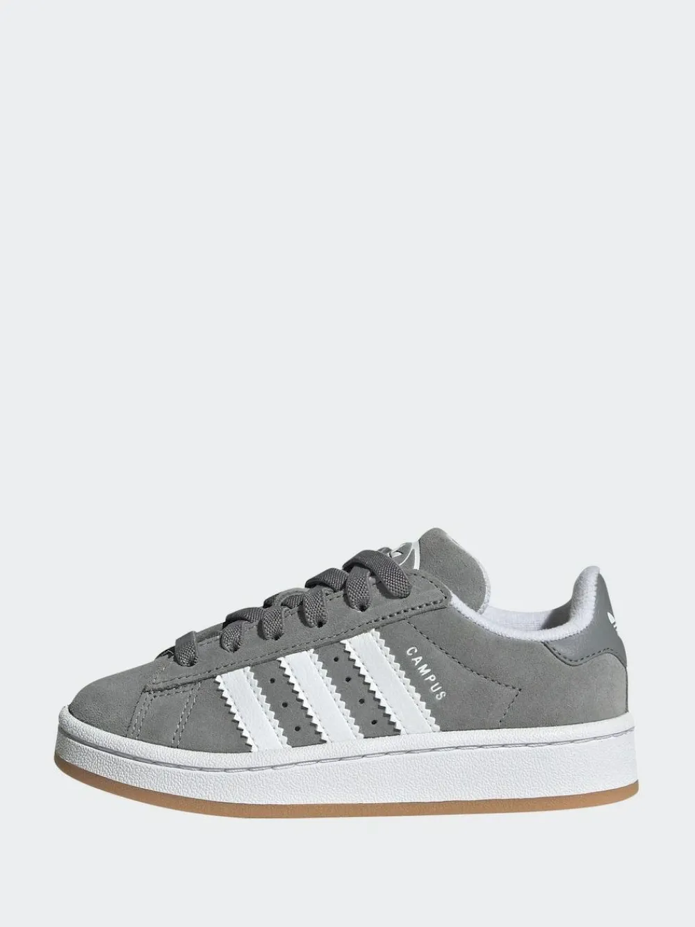 adidas originals Grey Light Campus 00s Elastic Lace Kids Trainers^BOY Sneakers|Sneakers