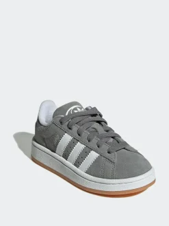 adidas originals Grey Light Campus 00s Elastic Lace Kids Trainers^BOY Sneakers|Sneakers
