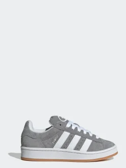 adidas originals Grey/White Campus 00s Lace Junior Trainers^BOY Sneakers|Sneakers