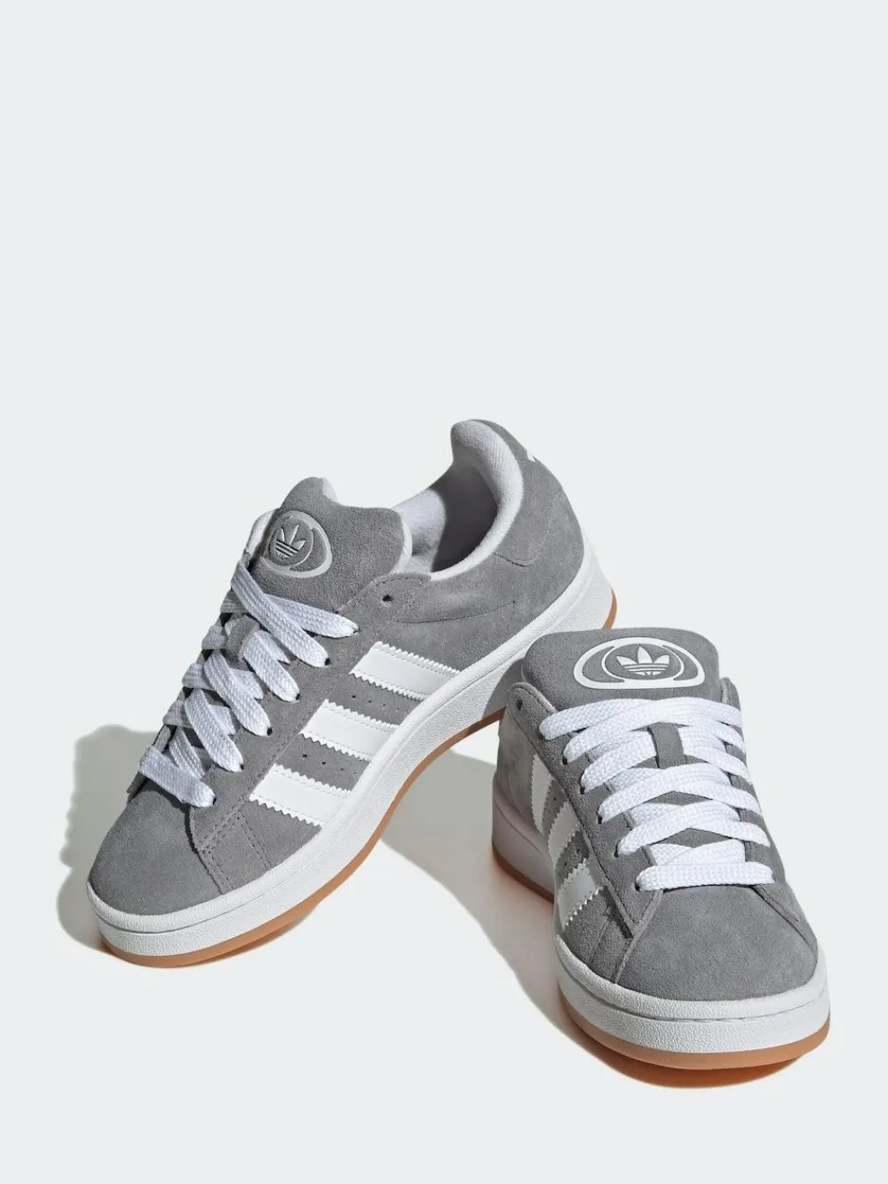adidas originals Grey/White Campus 00s Lace Junior Trainers^BOY Sneakers|Sneakers