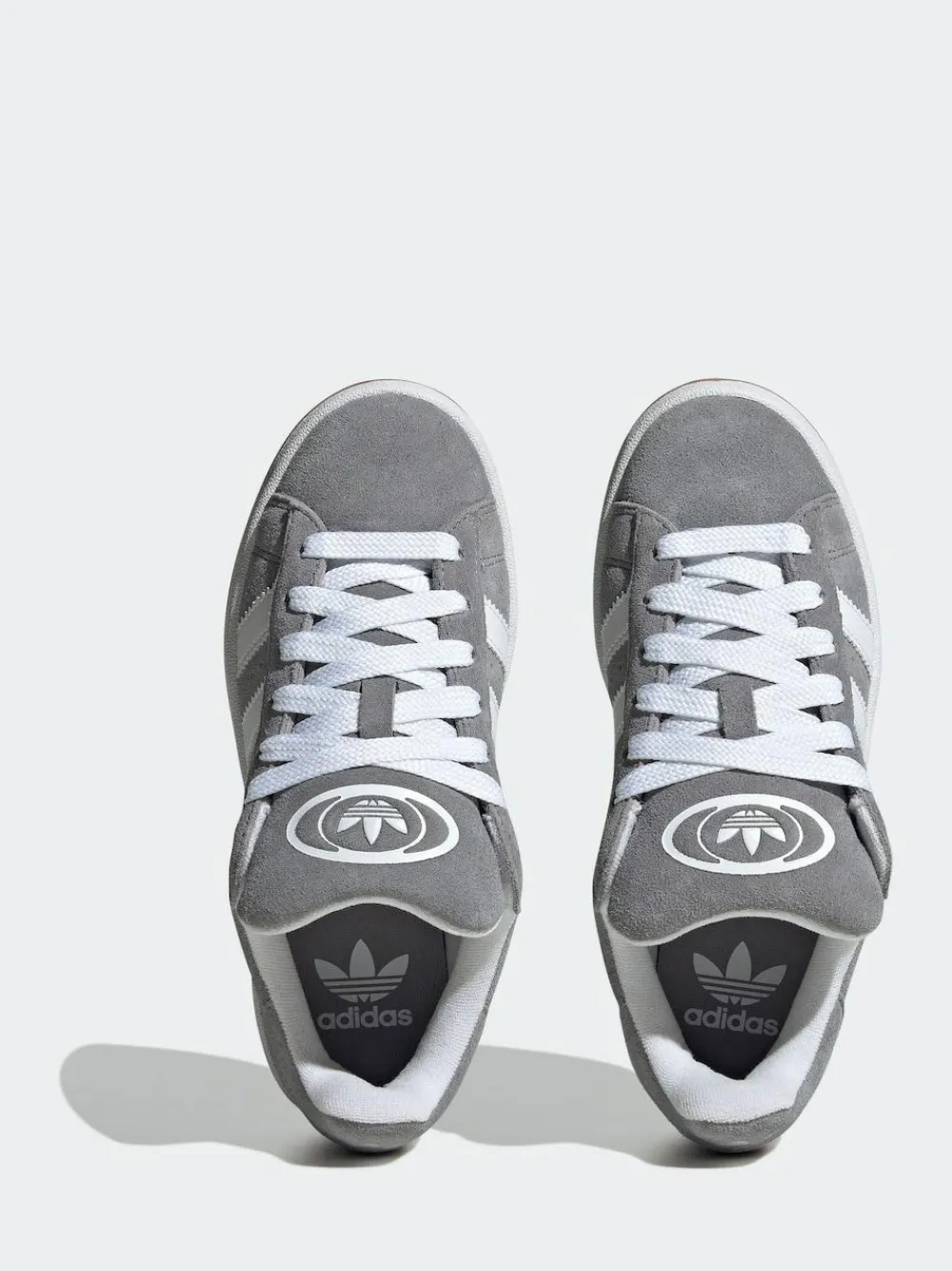 adidas originals Grey/White Campus 00s Lace Junior Trainers^BOY Sneakers|Sneakers
