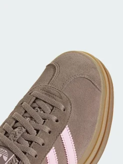 adidas originals Light Brown Gazelle Bold W Trainers^Women Sneakers