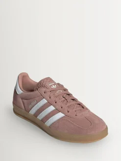 Clearance adidas originals Light Natural Gazelle Indoor Trainers