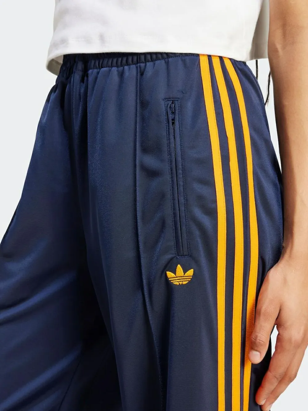 Hot adidas originals Navy Blue Firebird Loose Track Pant Trousers