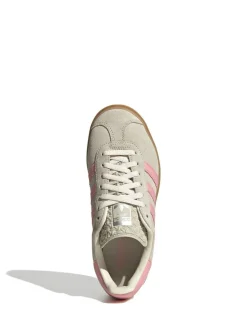 adidas originals Gazelle Bold Lace Junior Trainers Neutral/Pink