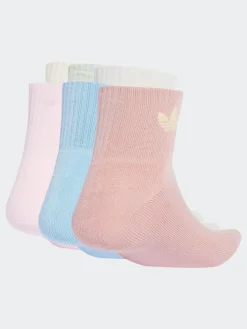 New adidas originals 6 Pack Ankle Socks Pink