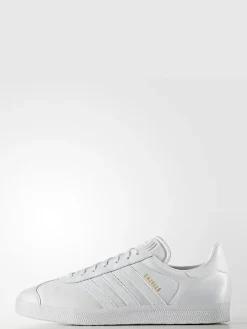 adidas originals White Gazelle Trainers^ Sneakers