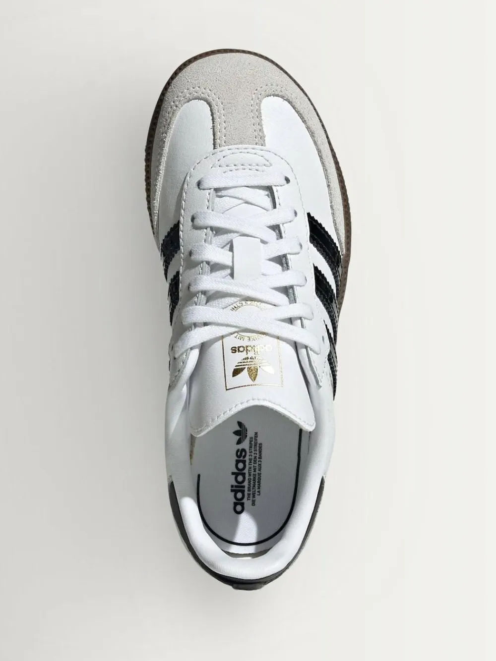 adidas originals White/Black Samba OG Kids Trainers^ Sneakers