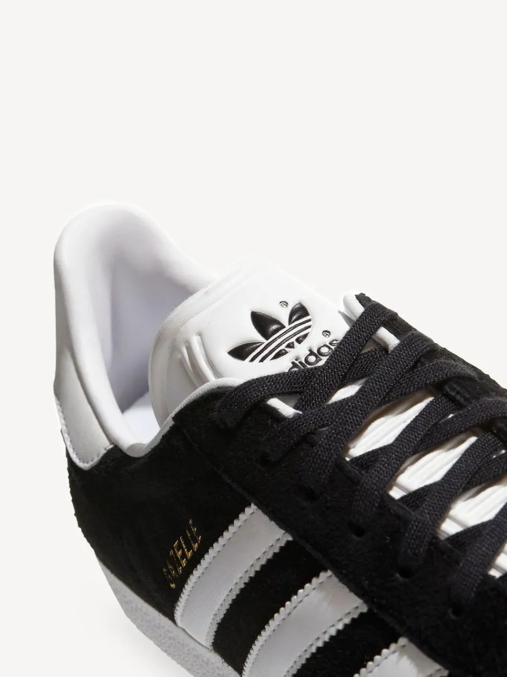adidas originals White/Black Gazelle Trainers^ Sneakers