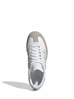 Hot adidas originals Samba OG Junior Trainers White/Grey/Pale Blue