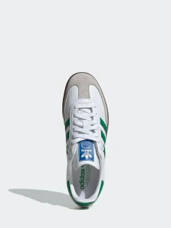 adidas originals Samba Trainers White/Green